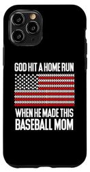 Custodia per iPhone 11 Pro Homerun God Hit a Home Run When He Made This Baseball Mom