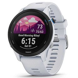 Garmin Forerunner 255 Music, Smartwatch, 46mm, GPS multi-band, Cardio, VO2max, Running Power, HRV Status, Piani gratuiti 5K, 10K e 21K, Memoria per Musica, Garmin Pay (Whitestone)