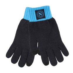 Enzo Castellano SSC NAPOLI Guante unido con parche de tela, pantalla táctil, 95% PC 5% EA 123486, turquesa, talla unica