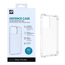 ZAGG iFrogz Defence beschermhoes compatibel met iPhone 14 Pro Max, duurzaam, klikbestendig, antislip, slank, gerecycled, helder