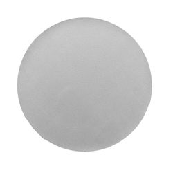 Douceur d'Intérieur, Set de Table (⌀ 38 cm) Granis Argent, Imitation Cuir