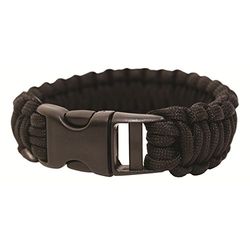 Bushcraft BCB Paracord Bracelet (Plastic Buckle) - Black