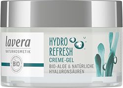 lavera Hydro Refresh Krem-Gel - z algami i kwasem hialuronowym - Bardzo intensywne nawilżenie - Wnika bardzo szybko - wegański - 50 ml