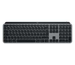 Logitech MX Keys for Mac - Tastiera wireless avanzata illuminata, Layout Spagnolo QWERTY - Grigio