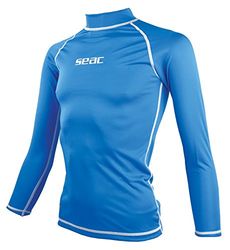 SEAC T-Sun T-shirt de proteção Rash Guard para snorkel e natação, anti-UV, juventude unissexo