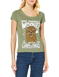 Star Wars T-shirt dam, Kaki, S