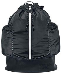 Urban Classics Sac à Dos de randonnée léger, Mixte, Noir/Blanc, Taille Unique