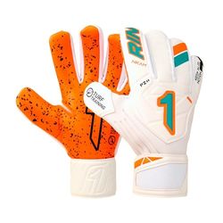 RINAT Nkam utbildning målvaktshandske W/G, vuxen, unisex, vit grön, storlek 10