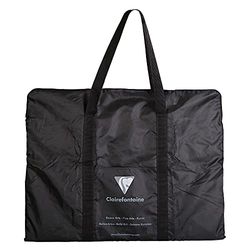 Clairefontaine - Ref 90171C - Bolsa portafolio - 55 x 40 cm de tamaño, protege y lleva carpetas de arte - Apto para llevar sobre hombro o en la mano - Funda negra