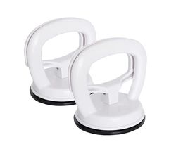 ARREGUI A-1050040-P2 Presa da bagno per anziani | Maniglia a ventosa | Manico portatile con ventosa | Barra di fissaggio portatile | Ventosa per piastrelle, bagno, finestra | 2 pezzi | Bianco