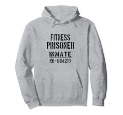 Idea per personal trainer/personal trainer "Fitness Prisoner" Felpa con Cappuccio