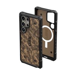 Urban Armor Gear Pathfinder Case Samsung Galaxy S24 Ultra Custodia [Anello magnetico, Designed for Samsung certificato, Ricarica wireless compatibile, 5,5m protezione] digi camo dark earth