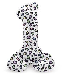 Folat 64741 Birthday Balloon Standing Number 1 Bright Panther White 41 cm - Decoration Birthday Decoration, Balloon Number, No Helium Required