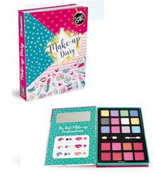 Clementoni - 18588 - Crazy Chic - Make-up Diary - Coffret de Maquillage pour Filles, 6 Ans et Plus