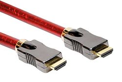 ROLINE 8K HDMI Ultra HD kabel met Ethernet, ST/ST, rood, 1 m