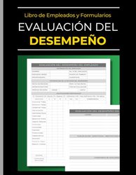 Libro de Registro de Evaluación del Desempeño del Empleado: Revisión y Evaluación del Rendimiento del Personal | Seguimiento de Habilidades y Experiencia | Cuaderno de Formularios