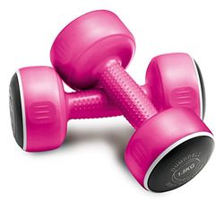 Body Sculpture BSD15 carta Voetbal Smart Dumbells 2 x 1,5 KG (3KG Paar), Roze, 2x1,5KG