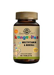 Solgar Kangavites Complete Multivitamin and Mineral Formula - Tropical Punch Flavor - Supports Immunity, Bone Growth & Teeth - Chewable Vegan Tablets - Children's Health Supplement - Pack of 60