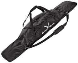 Black Crevice Sac de Snowboard Powder I Sac de Snowboard avec Poche extérieure supplémentaire I Sac Robuste avec bandoulière rembourrée et poignée I Sac à Dos pour Snowboard I 160x20x20 cm