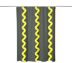 Bonamaison Digitally Printed Shower Curtain, 1 Piece 150x200 Cm - Designed And Manufactured in Turkey