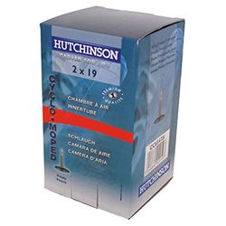 HUTCHINSON - Câmara de ar de 19 polegadas - Válvula Presta - para ciclomotor - compatível com vários modelos - Dimensões 2,00 - 19 - Tubetype ou Tubeless, cor preta