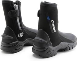 Cressi Korsor Sole Boots, Calzari per Immersione in Neoprene 5 mm con Suola Rigida Unisex-Adulto, Nero, XXL-46/47 EU