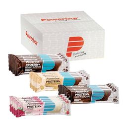 Powerbar Protein Plus Low Sugar Multiflavour Box 16x35g - Barre hyperprotéinée et peu sucrée