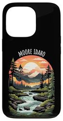 Moore, Idaho, États-Unis, conception pittoresque de la vallée de la rivière Coque pour iPhone 13 Pro