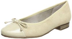 Jana Mode 8-8-22101-20 damer ballettskor, Beige Dune 405-37 EU X-Weit