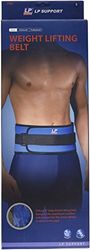 LP Heren Deluxe Zonne-energie Gewichtheffen Riem-Blauw/Wit/Zwart, Klein