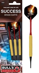 Bull's Unisex - volwassenen beginners darts met gripvaste messing barrels, in handige kegelcase, met Diamond flights en Simplex aluminium schachten. Barrelafmetingen: Lengte= 42,9 mm D1 D2= 7,5 mm