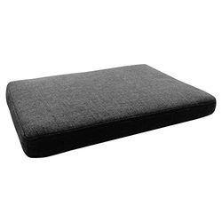Trendteam Smart Living 110030000 Zitkussen, garderobeszitbank, decoratief kussen, schoenenbank, zitkussen voor garderobeszitbank, schoenenbank, 49 x 5 x 32 cm, Grijs met ritssluiting en wasbaar op 30 Graden C