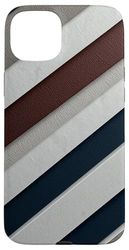 Stylish Overlapping Color Layer Graphic Case for iPhone 15 Plus