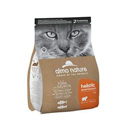 almo nature Holistic Maintenance, Crocchette per Gatti Adulti con Tonno e Salmone - Sacco da 2 kg