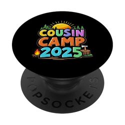 Cousin Camp 2025 Vacation Family Camping PopSockets Adhesive PopGrip