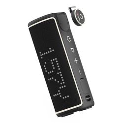 GolfBuddy Voice XL magnetische golf GPS-luidspreker -afstanden zichtbaar, 20W Bluetooth-luidspreker, clip-on afstandsbediening, te bevestigen aan golfkar, 10 uur batterijduur, IPX6 waterdicht, Big Dot