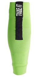 Uhlsport Tube It Sleeve Media sin Tobillera, Hombre, Verde Flash/Negro, 45-47