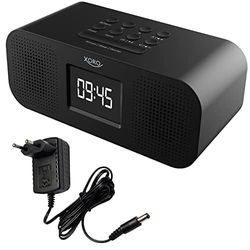 Xoro HMT 425 Digitale WLAN-internetradio, met 2,8 inch kleurendisplay, podcast, USB-mediaspeler, FM/DAB+ zendersimulatie, wekker