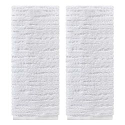 SKL Home CloudSoft Cotton Luxury 2-Piece Hand Towel Set, White