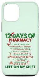 Custodia per iPhone 15 Pro 12 giorni di Natale in farmacia, tecnico della farmacia, Rxmas