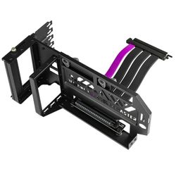Cooler Master MasterAccessory Kit de Support de Carte Graphique Vertical V3 Noir, câble élévateur Haut de Gamme PCI-E 4.0 x16-165 mm, Compatible PCIe 3.0, Longueur réglable pour E-ATX, ATX, boîtier