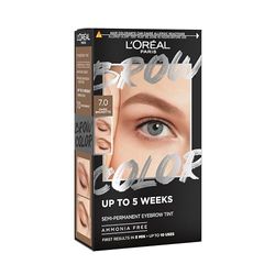 L'Oréal Paris, Semi-Permanent Eyebrow Tint, Lasts up to 5 Weeks, Visible Results in 5 Minutes, Up to 10 Uses, Ammonia Free, Brow colour, Shade: 7.0 Dark Blonde