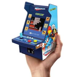 My Arcade Mega Man Mini Arcade Machine - Micro Player Pro Table Top Arcade, przenośna gra ręczna, konsola do gier retro, mini automaty do gier retro dla dzieci i dorosłych