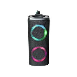 Brightium Wireless Bluetooth speaker 2x5W with LED light, ideal for parties and entertainment, offers surround sound and bright atmosphere.