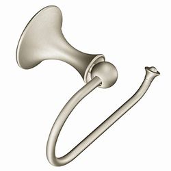 Moen DN7708BN Lounge - Soporte de papel higiénico, níquel cepillado