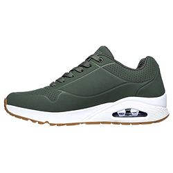 Skechers Uno Stand on Air Trainers för män, Oliv, 42.5 EU