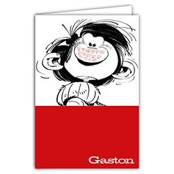 Gaston Lagaffe Birthday Card Azerty