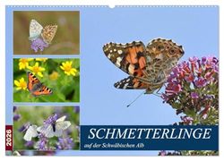 Schmetterlinge auf der Schwäbischen Alb (Wandkalender 2026 DIN A2 quer), CALVENDO Monatskalender: Wunderschöne Falter auf herrlichen Blüten