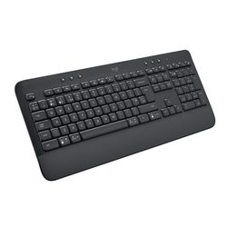 Logitech Signature K650 Wireless Keyboard with Wrist Rest, AZERTY Belgian - Grey