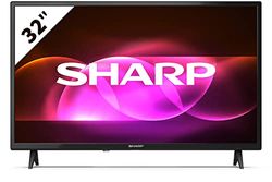 SHARP 32FA6E HD Ready LED-TV 32 tum, svart [energiklass E]